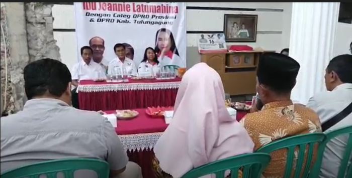 Jeannie Latumahina Sosialisasikan KTA Berasuransi Partai Perindo di Tulungagung