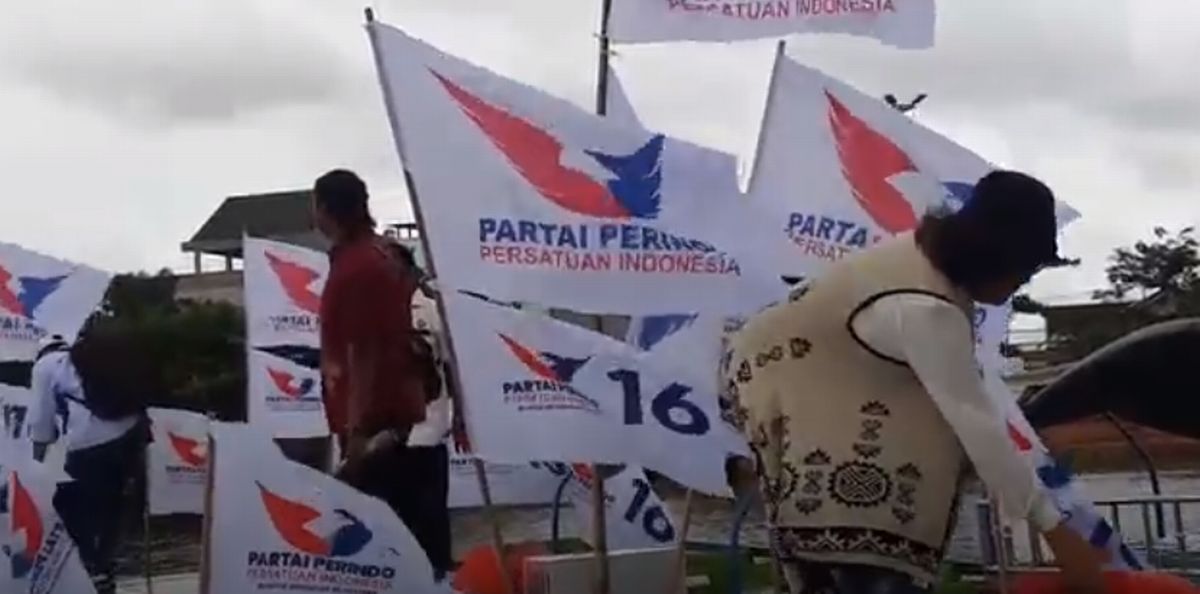 Partai Perindo Ikut Kirab Pemilu 2024 di Banjarmasin