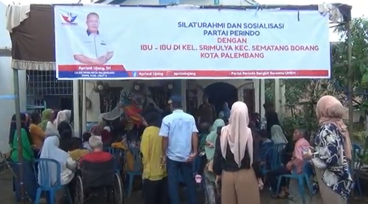 Partai Perindo Palembang Sosialisasikan KTA Berasuransi