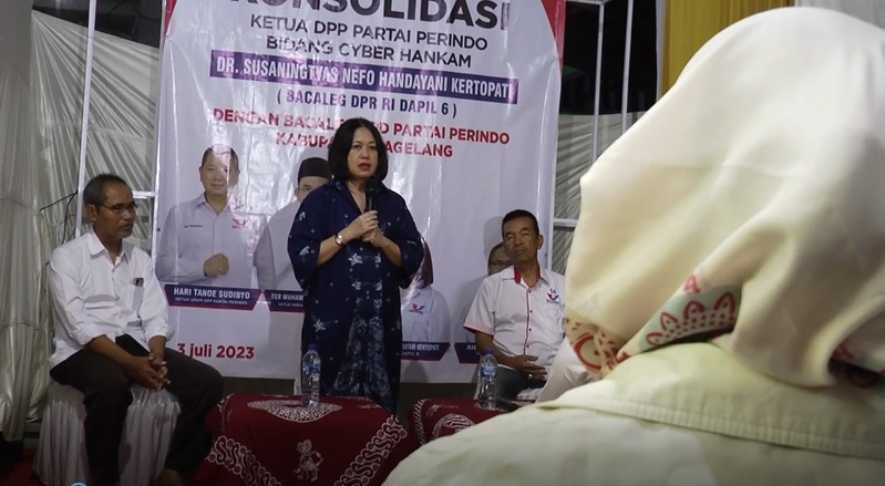 Gelar Konsolidasi, Susaningtyas NH Kertopati Optimis Partai Perindo Magelang Raih Kursi Legislatif