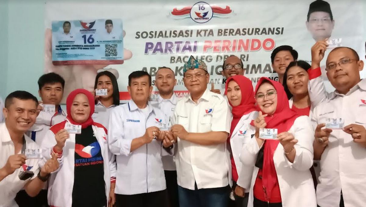 Sosialisasikan KTA Berasuransi, Abdul Khaliq: Siapa Pun Anggota Partai Perindo Bisa Dapat Kartu Ini