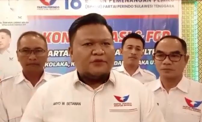 Rakor Partai Perindo Kolaka Raya, DPW Sultra Minta Kader Terus Kompak