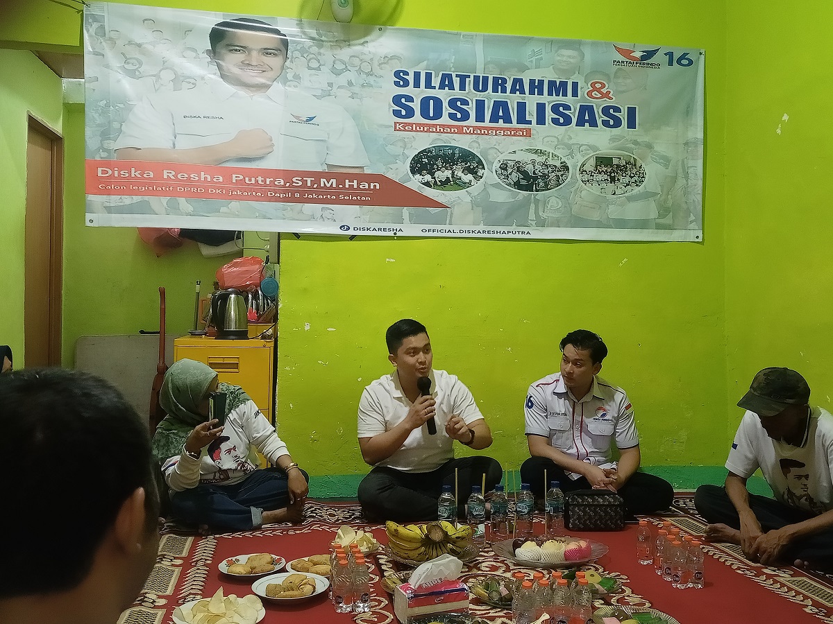 Silaturahmi dengan Bacaleg Partai Perindo Diska Resha Putra, Warga Manggarai: Pemuda Penuh Semangat