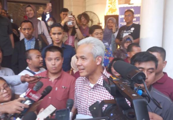 Tanggapan Bacapres Partai Perindo Ganjar Pranowo Terkait Gibran Sebut Jokowi Sudah Putuskan Dukung Satu Capres