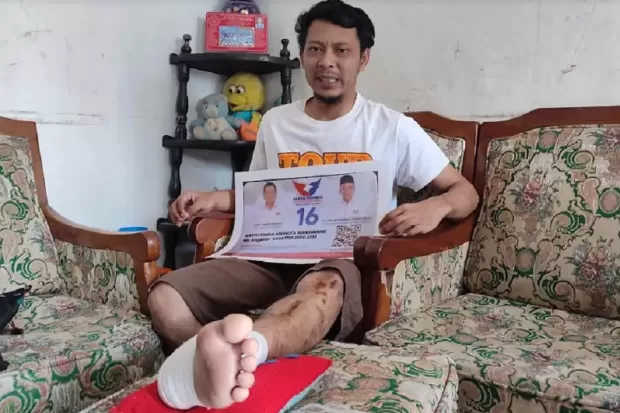 2 Hari Pegang KTA Partai Perindo Berasuransi, Pengemudi Ojek Online Ini Kecelakaan dan Dapat Santunan