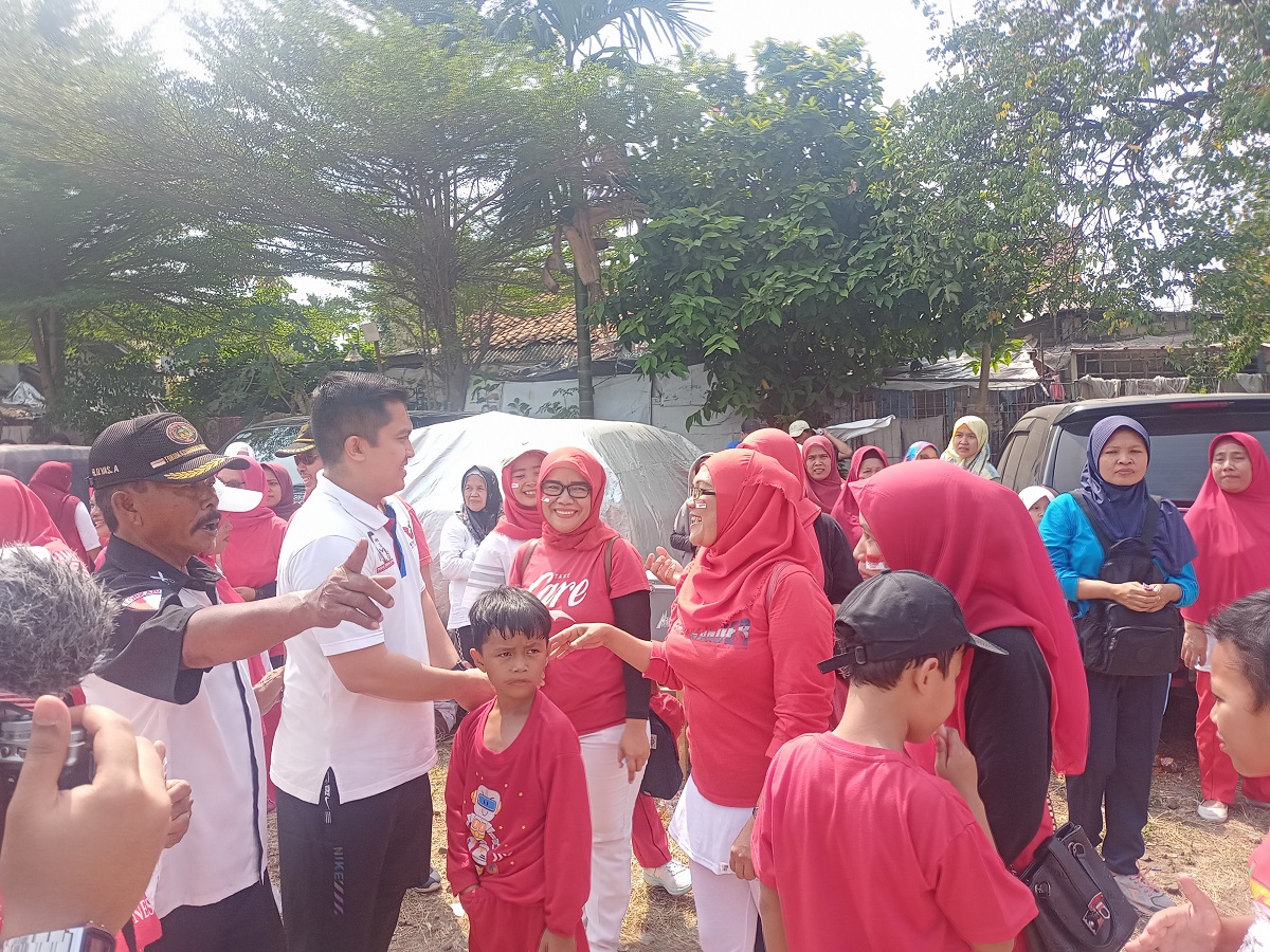 Ajak Warga Jalan Sehat, Diska: Kalau Kita Ingin Sejahtera Harus Sehat Dulu