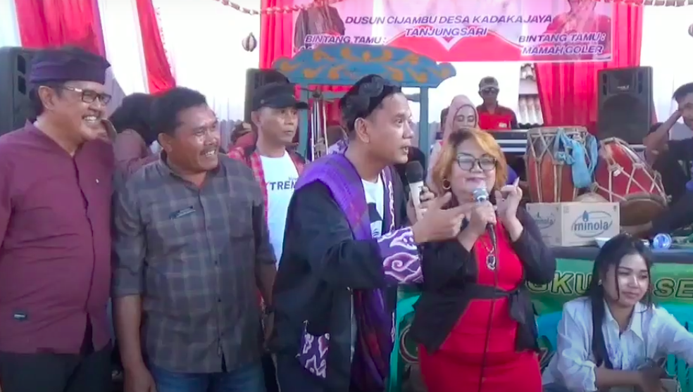 Bacaleg Partai Perindo Aa Oni Suwarman Meriahkan Pesta Rakyat Warga Sumedang