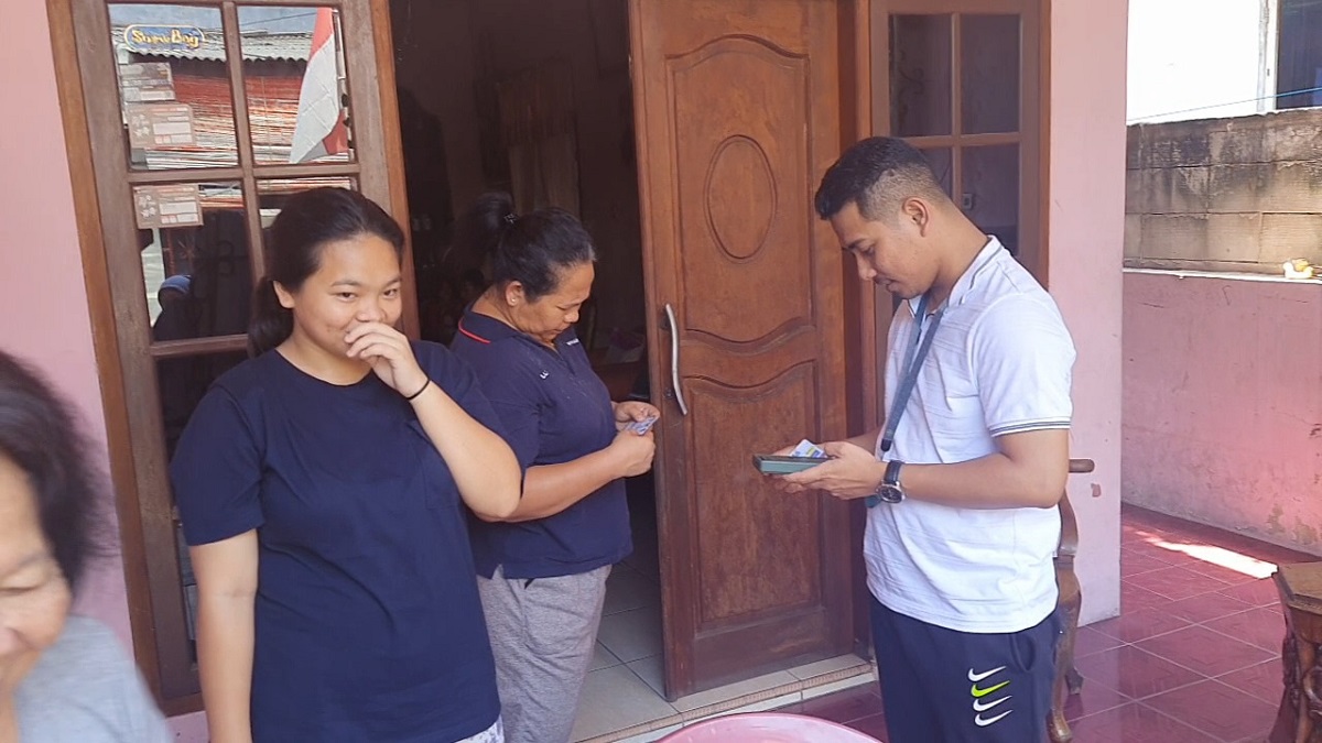 Bacaleg Partai Perindo Sosialisasi KTA Berasuransi di Koja, Masyarakat Antusias