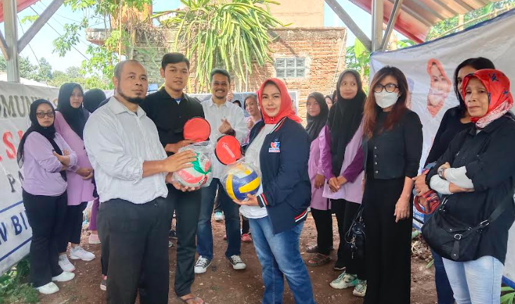 Bantu Sarana Olahraga untuk Warga Bandung, Nuke Purwani: Ini Aksi Nyata Partai Perindo