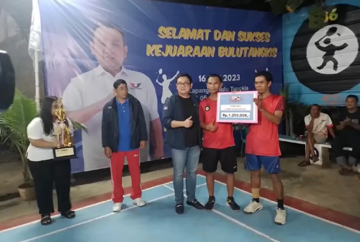 Effendi Syahputra Bangga Lapangan Bulu Tangkis di Jaksel Bisa Dimanfaatkan Warga