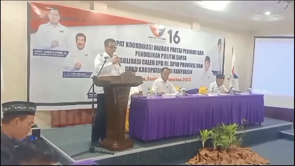 Partai Perindo Gelar Rapat Koordinasi Daerah di Sumsel