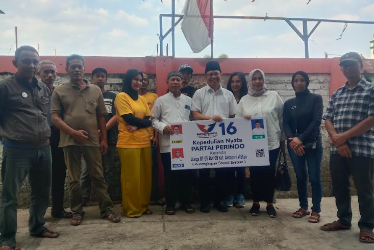 Dapat Bantuan Sound System dari Partai Perindo, Warga Bandung: Terima Kasih, Sangat Bermanfaat