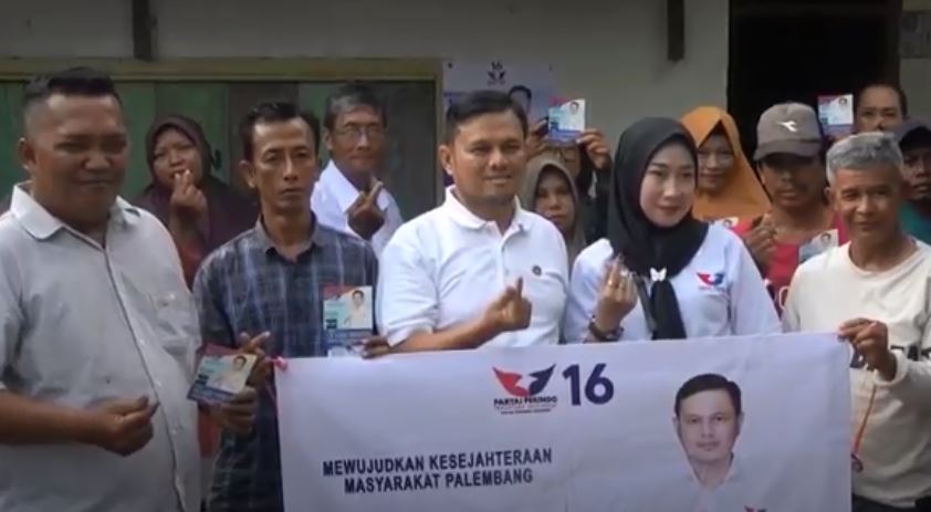 Dikunjungi Bacaleg Perindo, Warga Sukarami Sumsel Berharap Semua Program Partai Dapat Diwujudkan