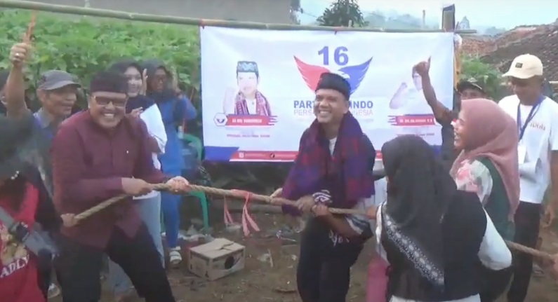 Dihadiri Bacaleg Partai Perindo  Aa Oni, Pesta Rakyat di Sumedang Dimeriahkan Berbagai Lomba