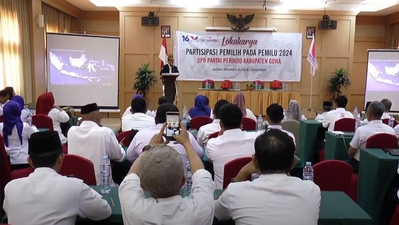 Partai Perindo Gowa Gelar Rakorda dan Lokakarya Partisipasi Pemilih demi Pemenangan Pemilu 2024