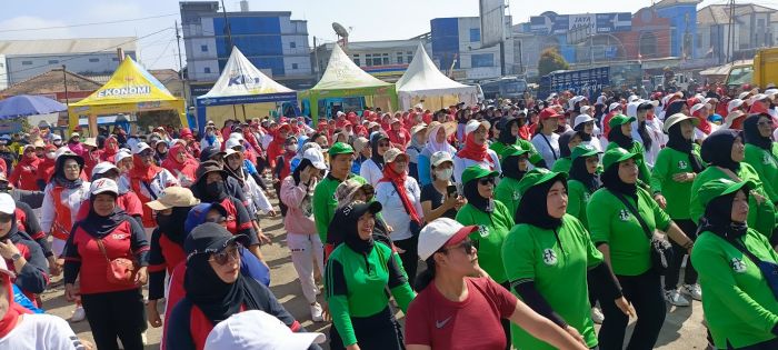 Partai Perindo Kabupaten Bandung Gelar Senam Sehat untuk Menyehatkan Masyarakat