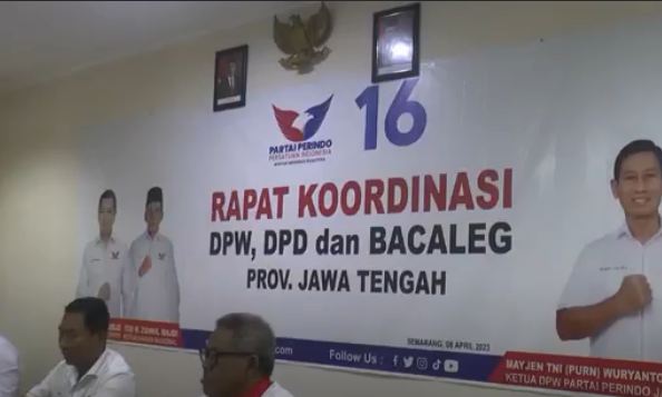 Matangkan Konsolidasi, Partai Perindo Jateng Bidik Kemenangan di Pemilu 2024