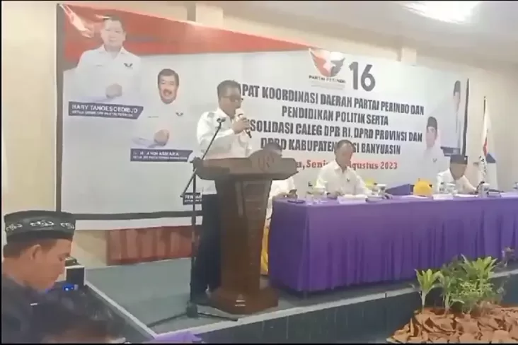 Gelar Rapat Koordinasi Daerah di Sumsel, Ketua Partai Perindo Banyuasin Minta Kader Kompak & Solid