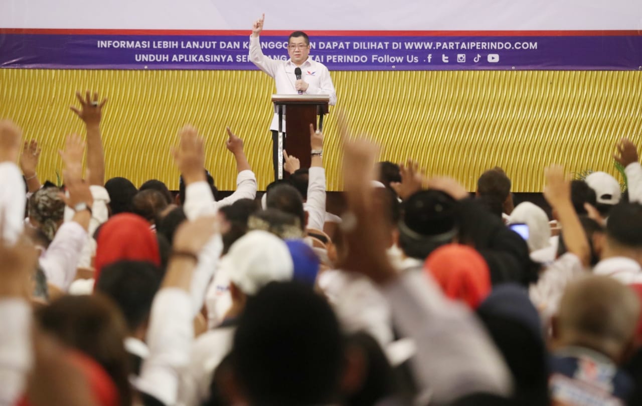 Hary Tanoe Minta Seluruh Kader dan Bacaleg Bersinergi Capai Target Pemilu 2024