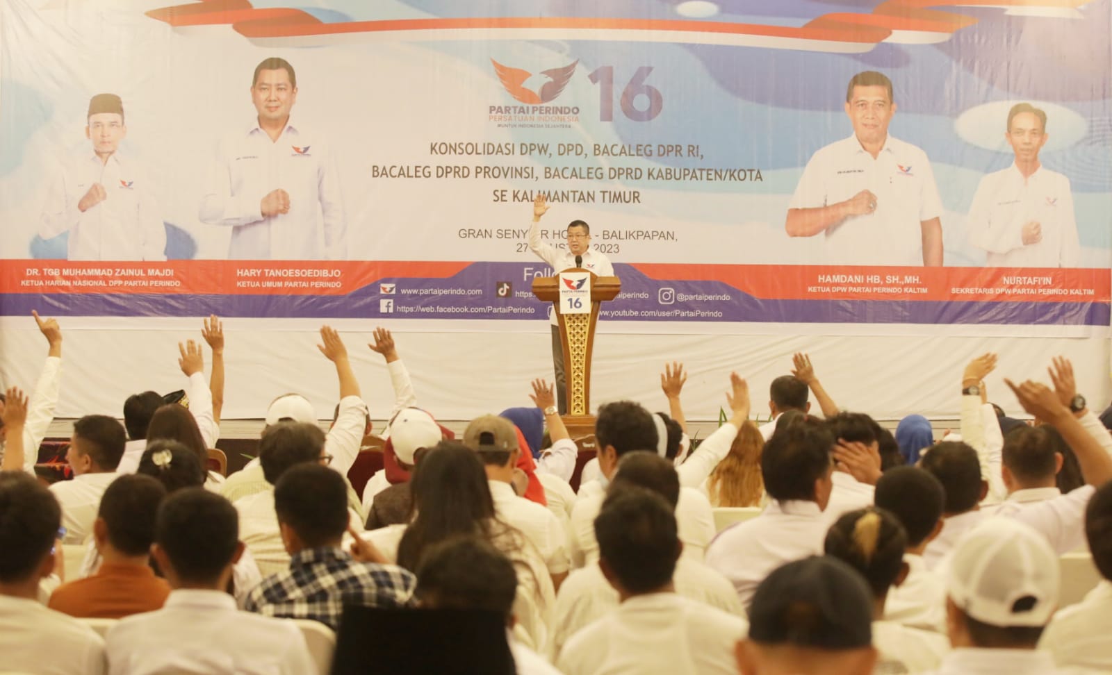 Hary Tanoe Pacu Semangat Kader Partai Perindo Kaltim: Harus Yakin, Kerja Cepat!