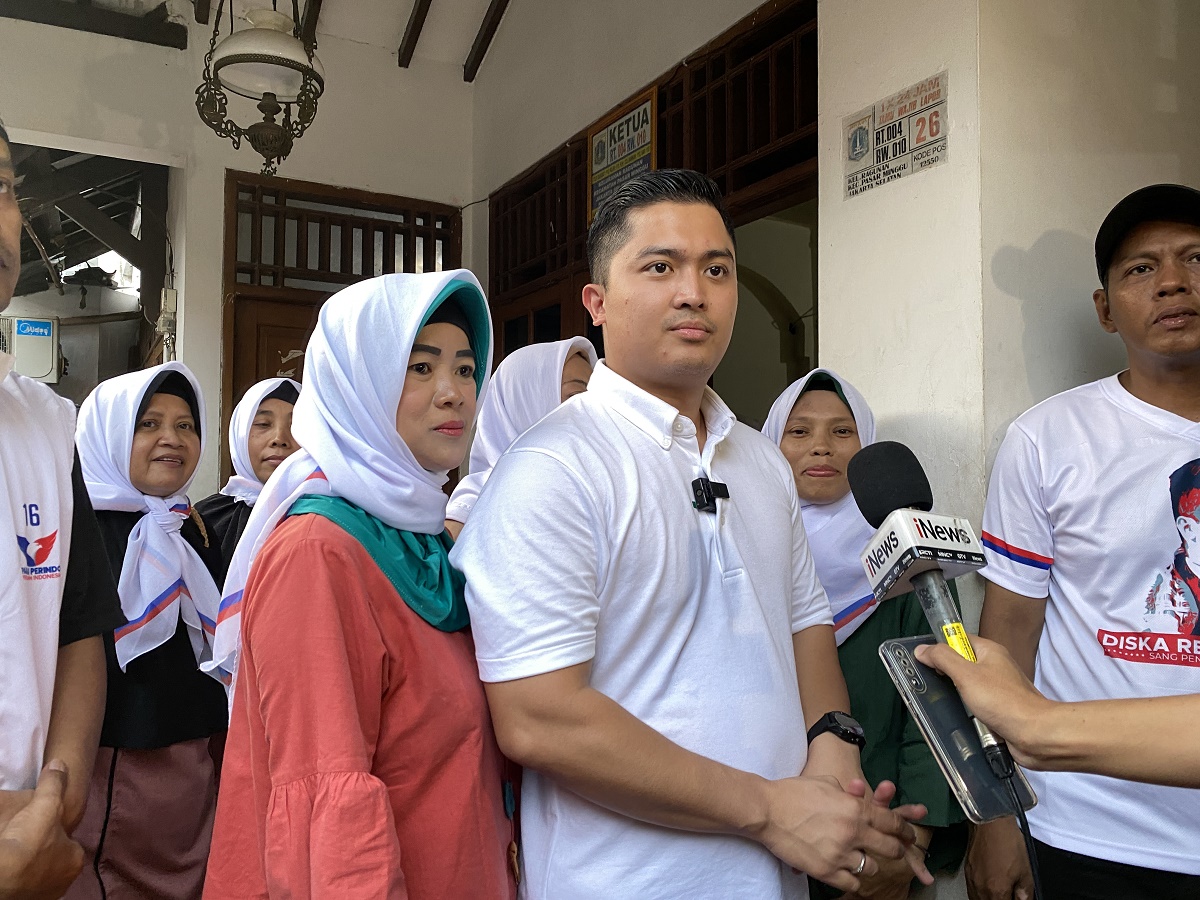 Ibu-Ibu PKK di Ragunan Doakan Diska Resha dan Partai Perindo Sukses