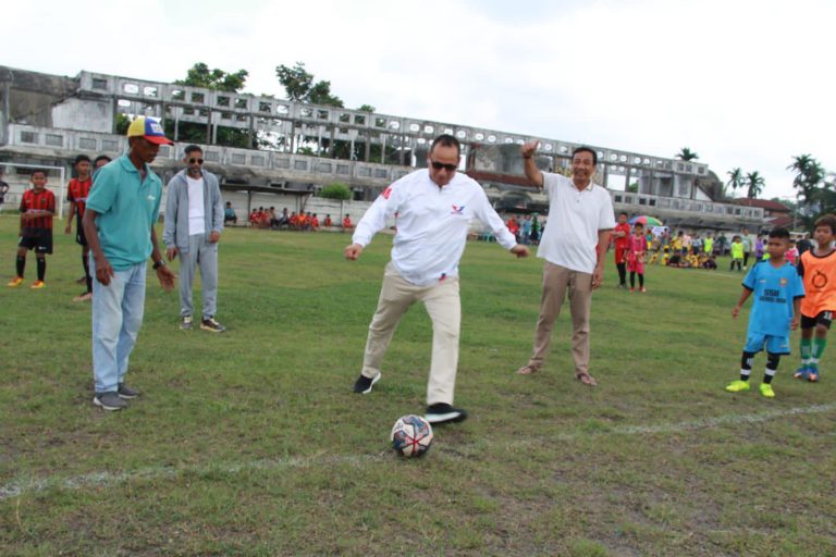 Peduli Sepak Bola Usia Dini, Sayed Abu Bakar Assegaf Buka Perindo Cup 2023