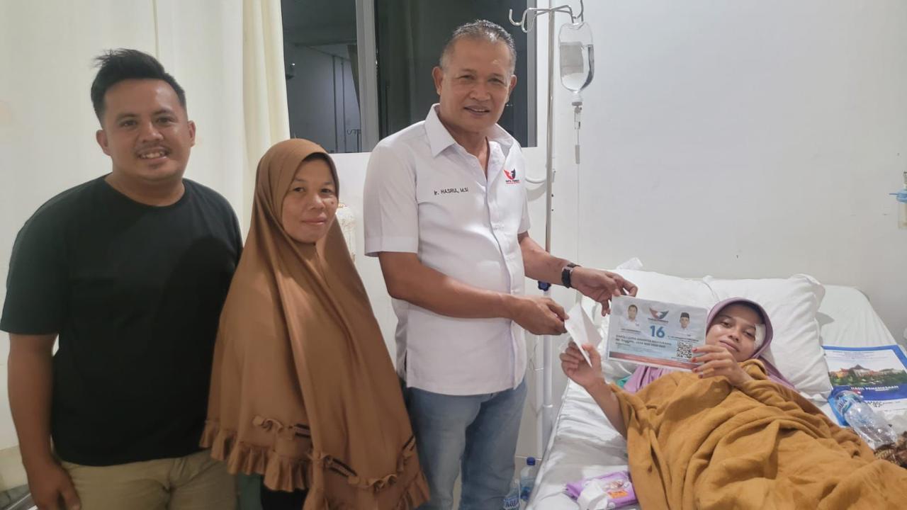 Jadi Korban Lakalantas, Gadis Asal Pekanbaru Ini Dapat Klaim Asuransi dari Caleg Partai Perindo Riau