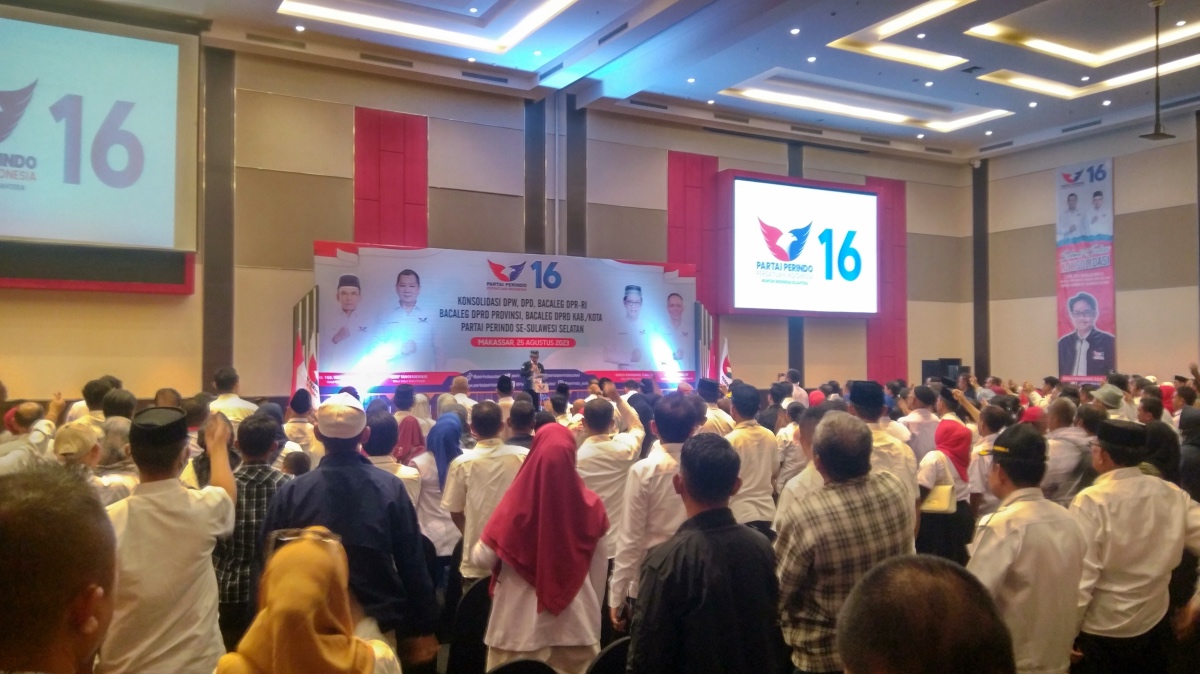 Kader Perindo Sulsel Deklarasi Nyatakan Komitmen Menangkan Partai dan Ganjar Pranowo
