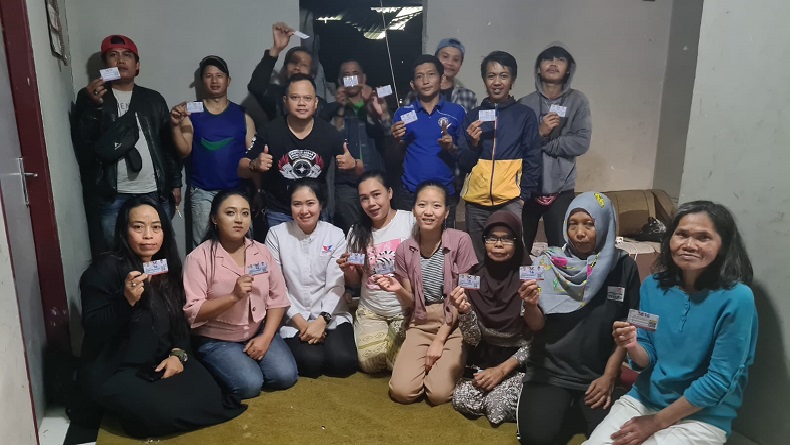 Antusiasme Masyarakat Tinggi, Bacaleg Partai Perindo di KBB Butuh Tambahan KTA Berasuransi