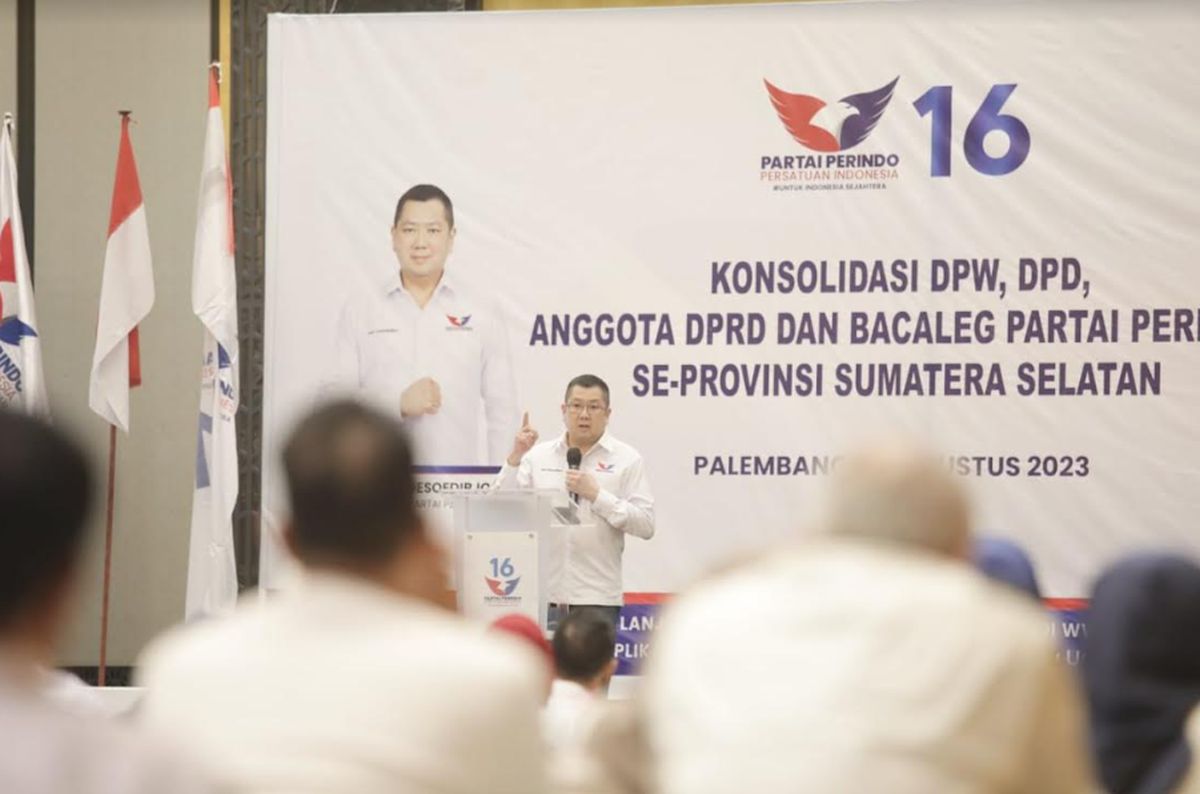 Kejar Target Pemilu 2024, Hary Tanoesoedibjo Minta Kader Partai Perindo Bekerja dengan Strategi