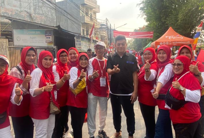 DPW Baja Perindo Gelar Jalan Sehat Bersama Warga Kemayoran Jakarta Pusat