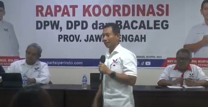 Ketua Partai Perindo Jateng Targetkan Raih 2 Juta Suara