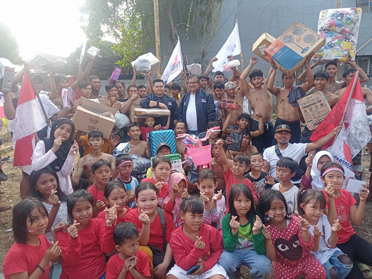 Kolaborasi Lomba Agustusan, Warga RW 03 Pegadungan: Terima Kasih Bacaleg Partai Perindo