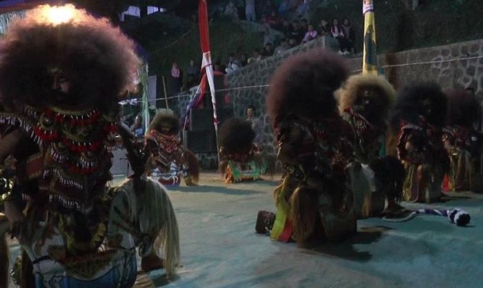 Perayaan HUT ke-78 RI, Partai Perindo Kendal Gelar Pertunjukan Kuda Lumping