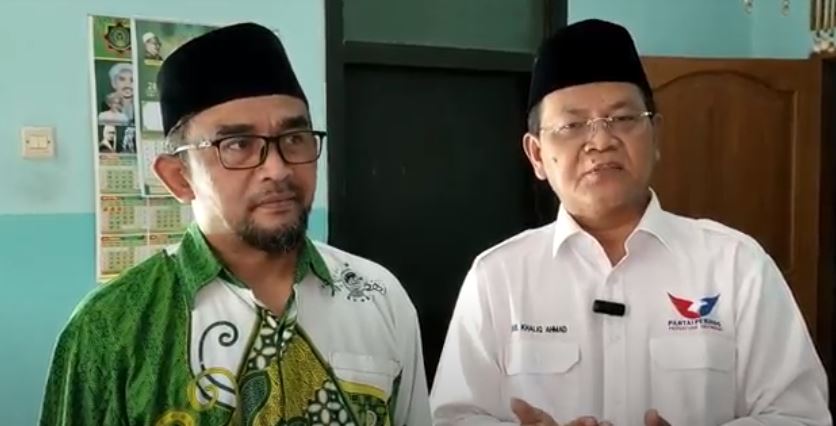 Kunjungi Pesantren Al-Mamuniah, Abdul Khaliq Ahmad Sosialisasi KTA Perindo Berasuransi
