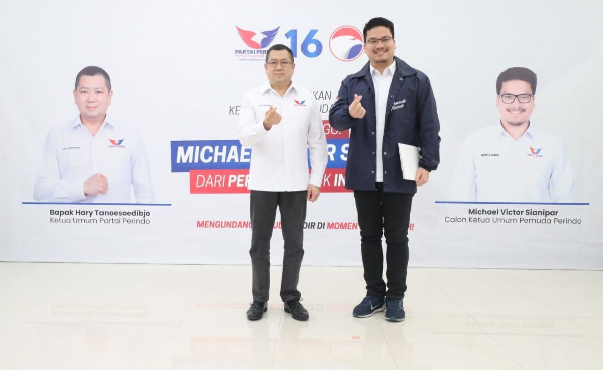 Michael Victor Sianipar Jadi Ketum Pemuda Perindo, HT: Yakin Bisa Tumbuh Sesuai Tujuan!