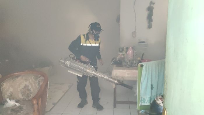Fogging Partai Perindo di Kota Bandung Disambut Antusias Masyarakat