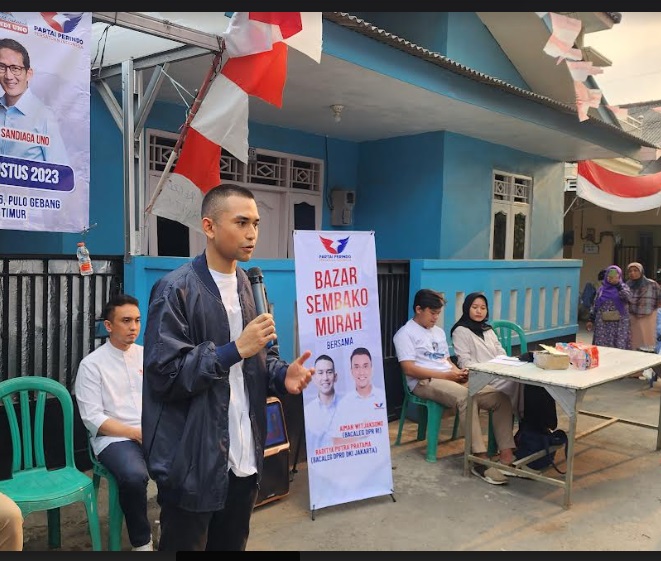 Partai Perindo Gelar Bazar Sembako Murah di Cakung Jakarta Timur