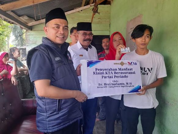 Penerima Klaim Asuransi KTA, Safrian: Sangat Membantu dan Bermanfaat, Terima Kasih Partai Perindo