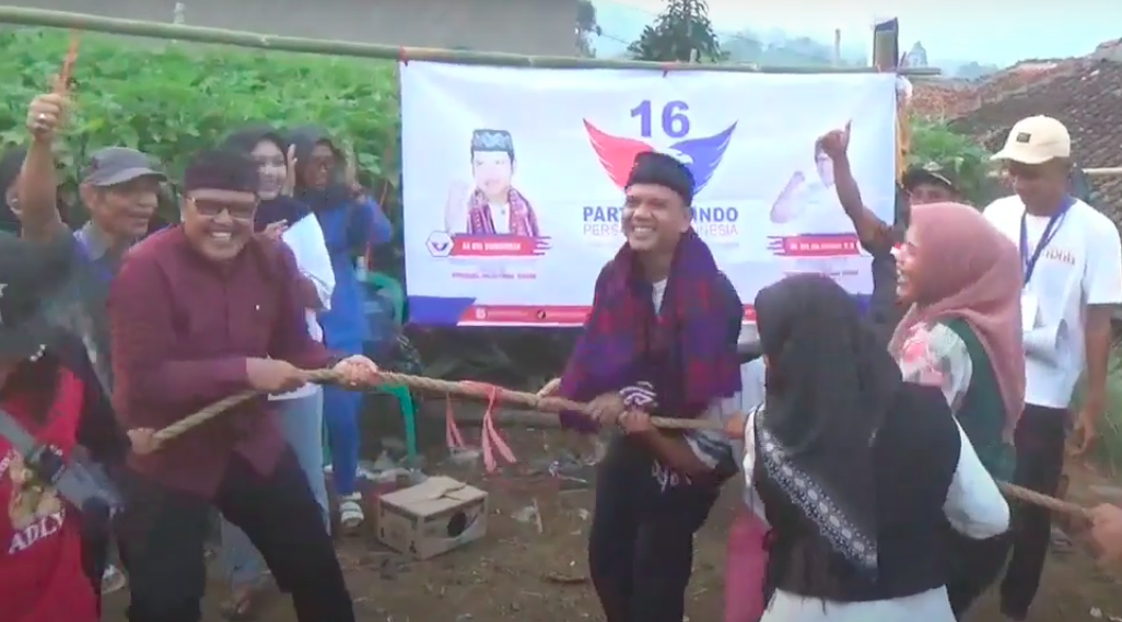 Pesta Rakyat di Sumedang, Bacaleg Partai Perindo AA Oni Suwarman: Luar Biasa, Warga Antusias