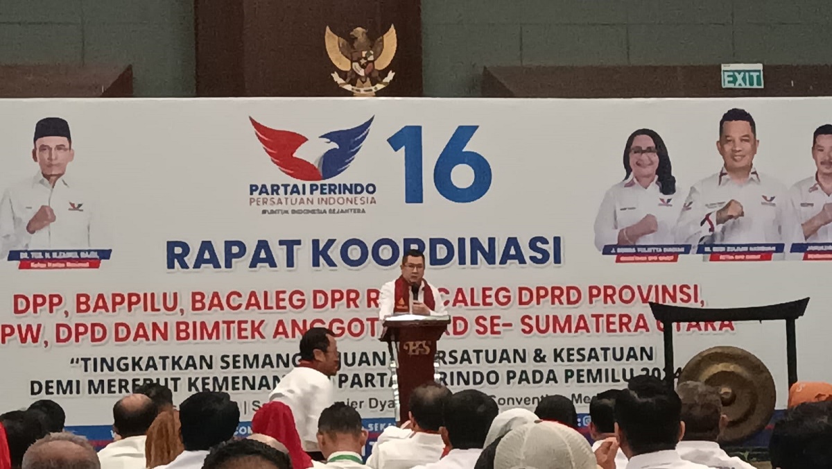 Pimpin Rakor Partai Perindo Sumut, Hary Tanoe: Kita Harus Jadi Partai Besar