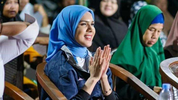 Politisi Cantik Asal Partai Perindo Wan Aniska Rayakan Puncak HUT RI di Pekanbaru