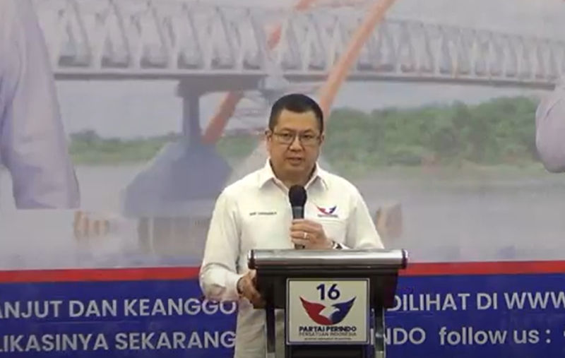 Rapat Konsolidasi Partai Perindo se-Kalteng, HT: Militansi dari Caleg Itu Penting!