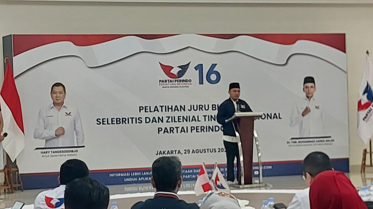 Partai Perindo Gelar Pelatihan Jubir Selebritis dan Zilenial
