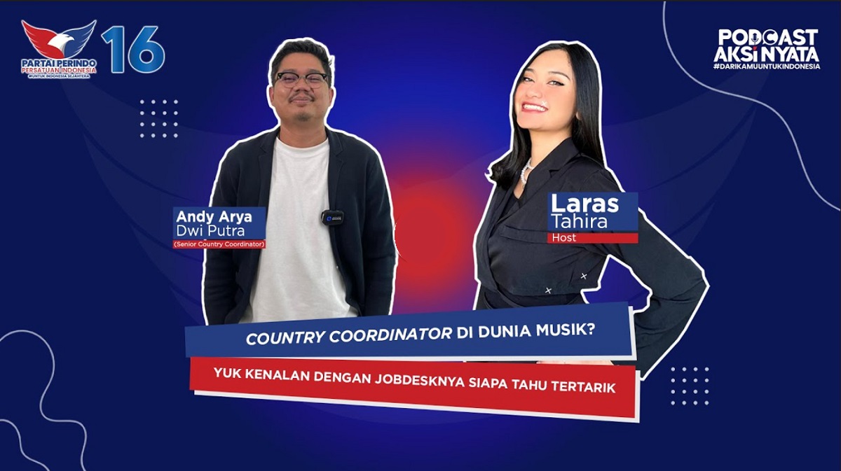 Senior Country Coordinator Andy Arya Dwi Putra Siap Bantu Musisi Indie Pasarkan Karyanya