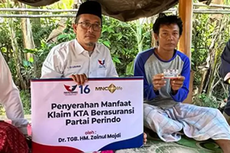 Terima Klaim KTA Perindo Berasuransi, Satria Utama: Terima Kasih Pak TGB! 