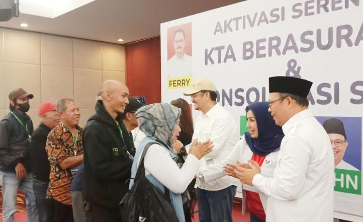 1.000 KTA Diaktivasi, Anggota Perindo Kota Bandung Bakal Diproteksi Asuransi