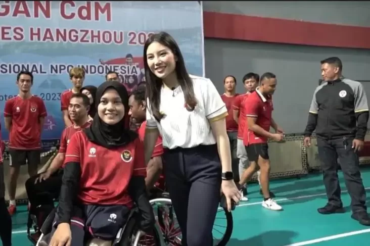Angela Tanoesoedibjo Kagum dengan Perjuangan Atlet Difabel Tenis Meja 