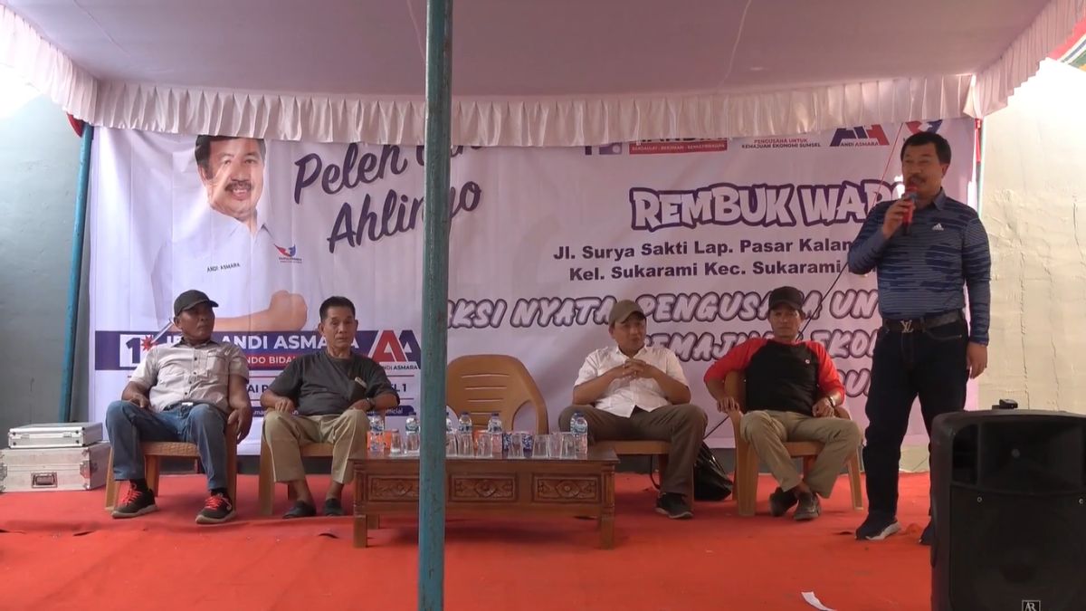 Bacaleg Partai Perindo Sumsel Andi Asmara Sosialisasi KTA Berasuransi