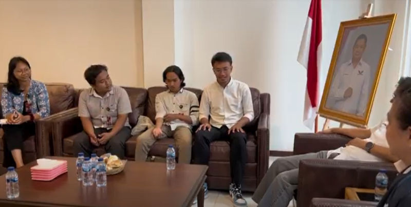 BEM Unud Undang Perindo dalam Acara Simakrama Pemilu 2024
